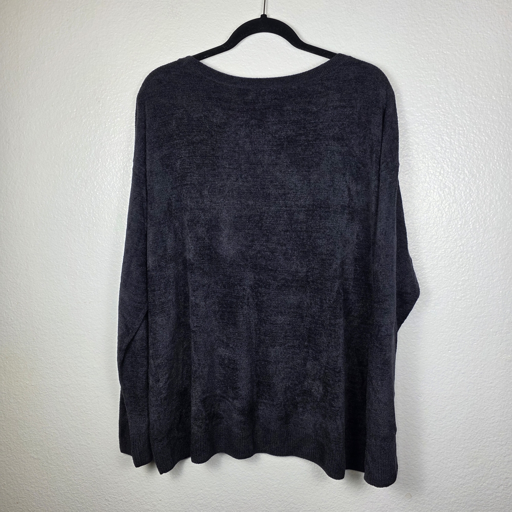 Barefoot Dreams‎ Cozychic Lite Easy Long Sleeve Top and Jogger Set Black Sz 1X - Picture 3 of 15